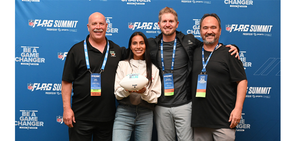 2023 NFL Flag Football Summit - League Directors and Diana Flores